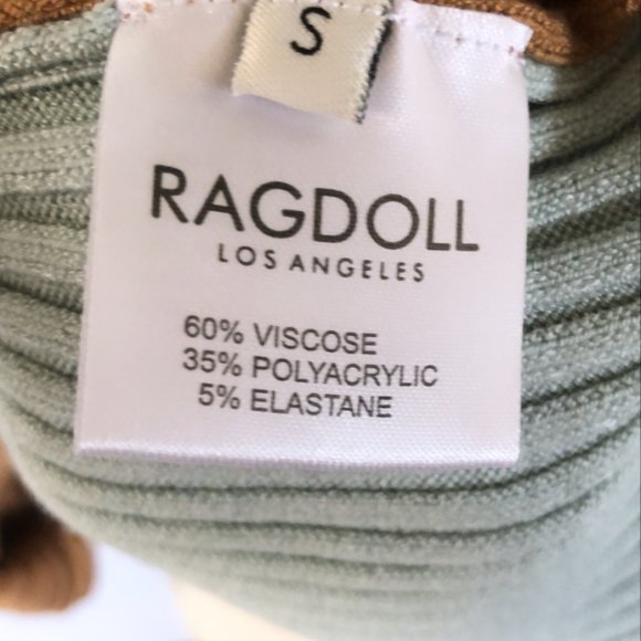 Ragdoll LA Knit Color Block Sweater Size S - Picture 4 of 9